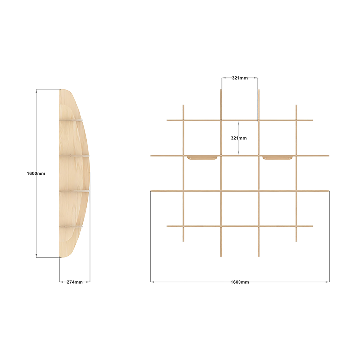 Dome Bookshelf (small)