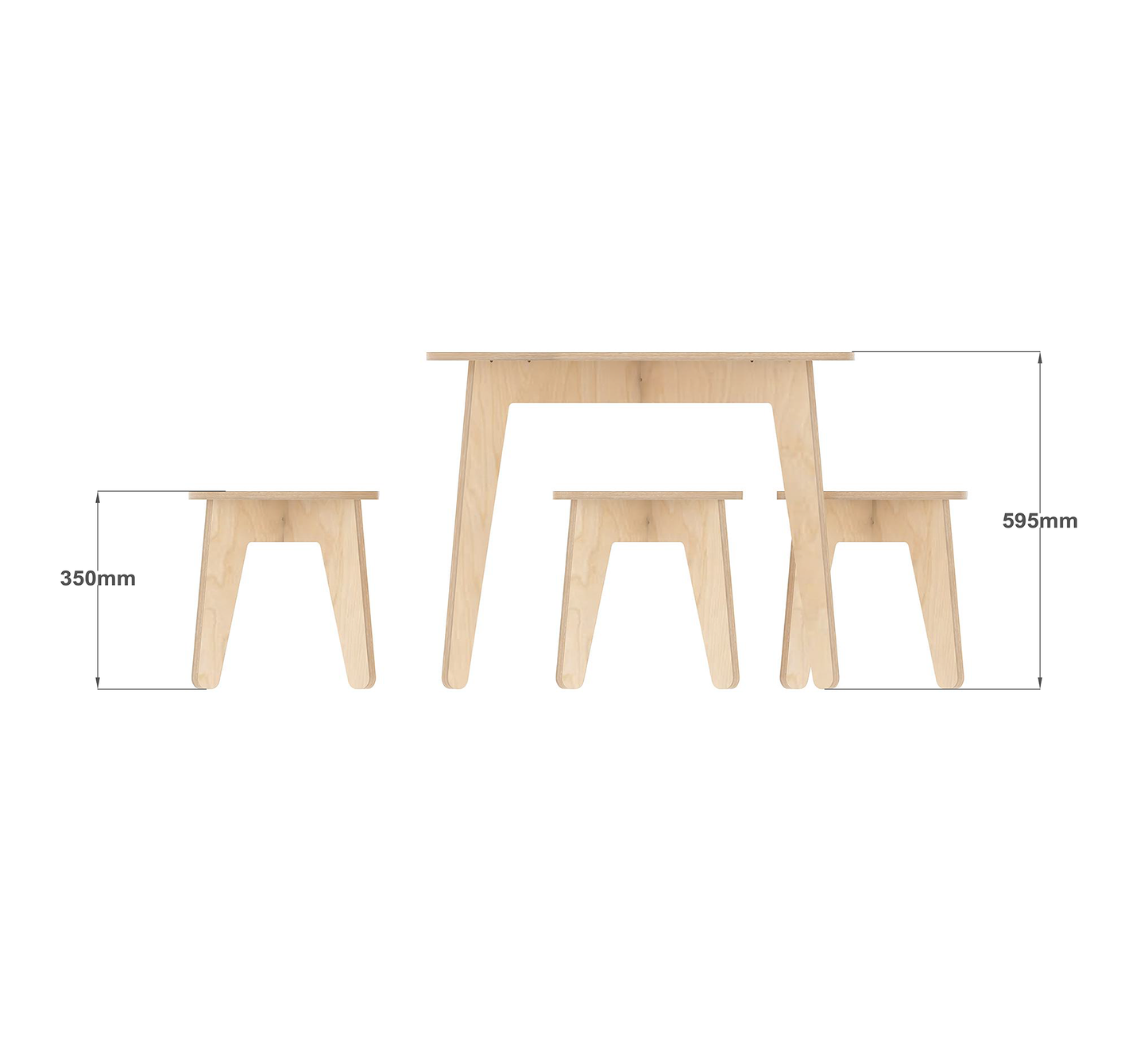 Kids Table and 4 Chair Set
