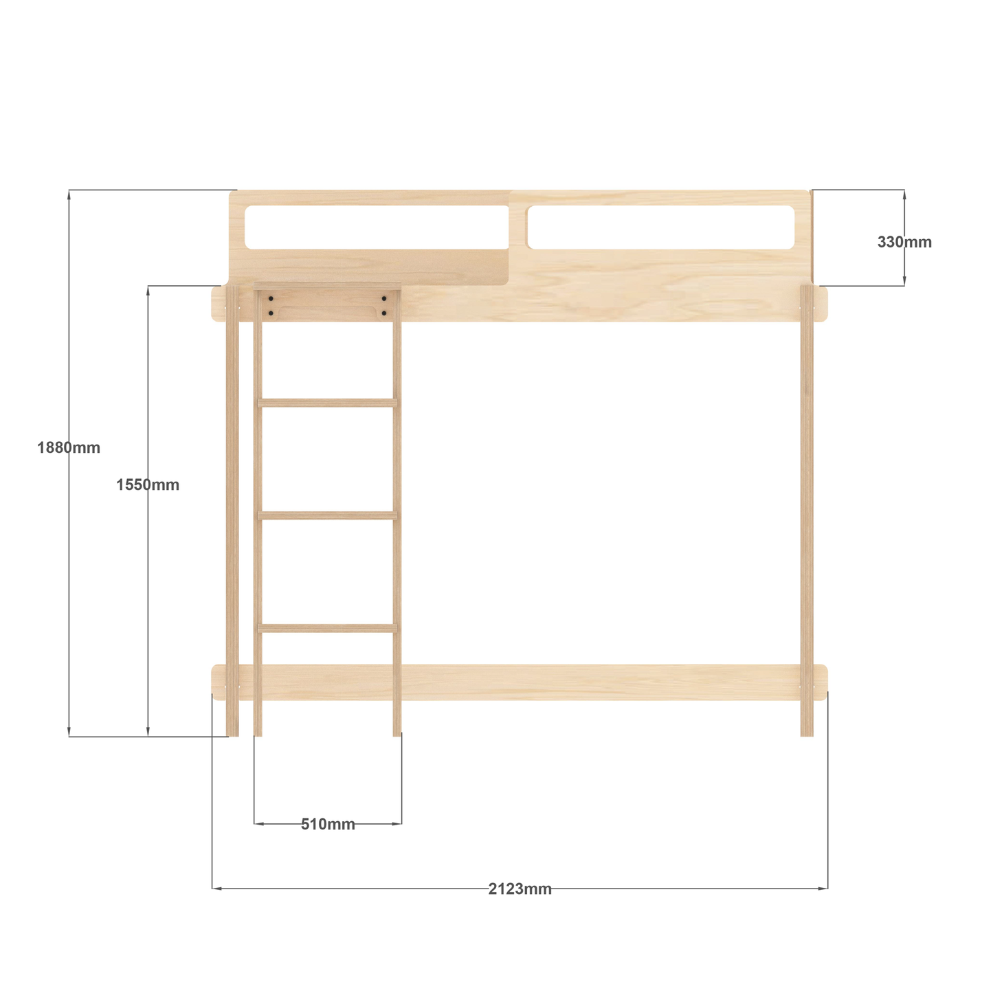 Kids Bunk Bed (single)