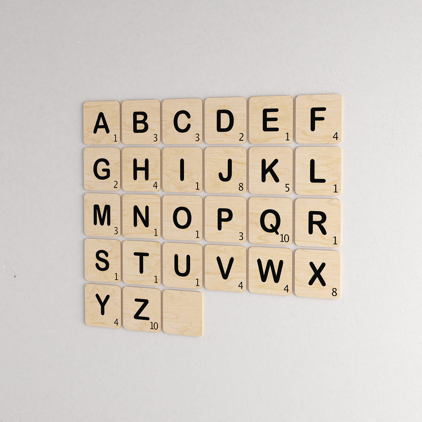 Personalised Scrabble Style Wall Art (R120.00 per tile)