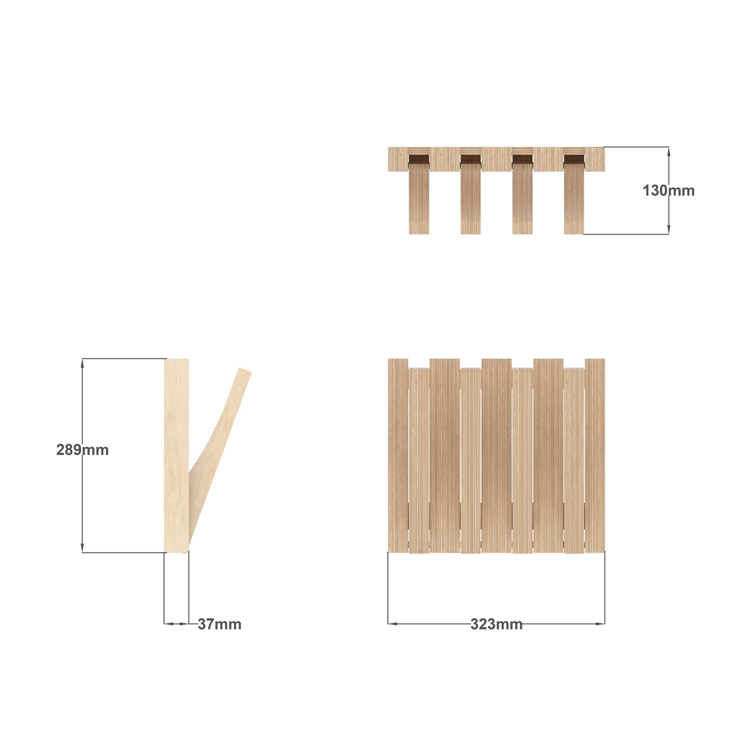 The Four Peg Coat Hook