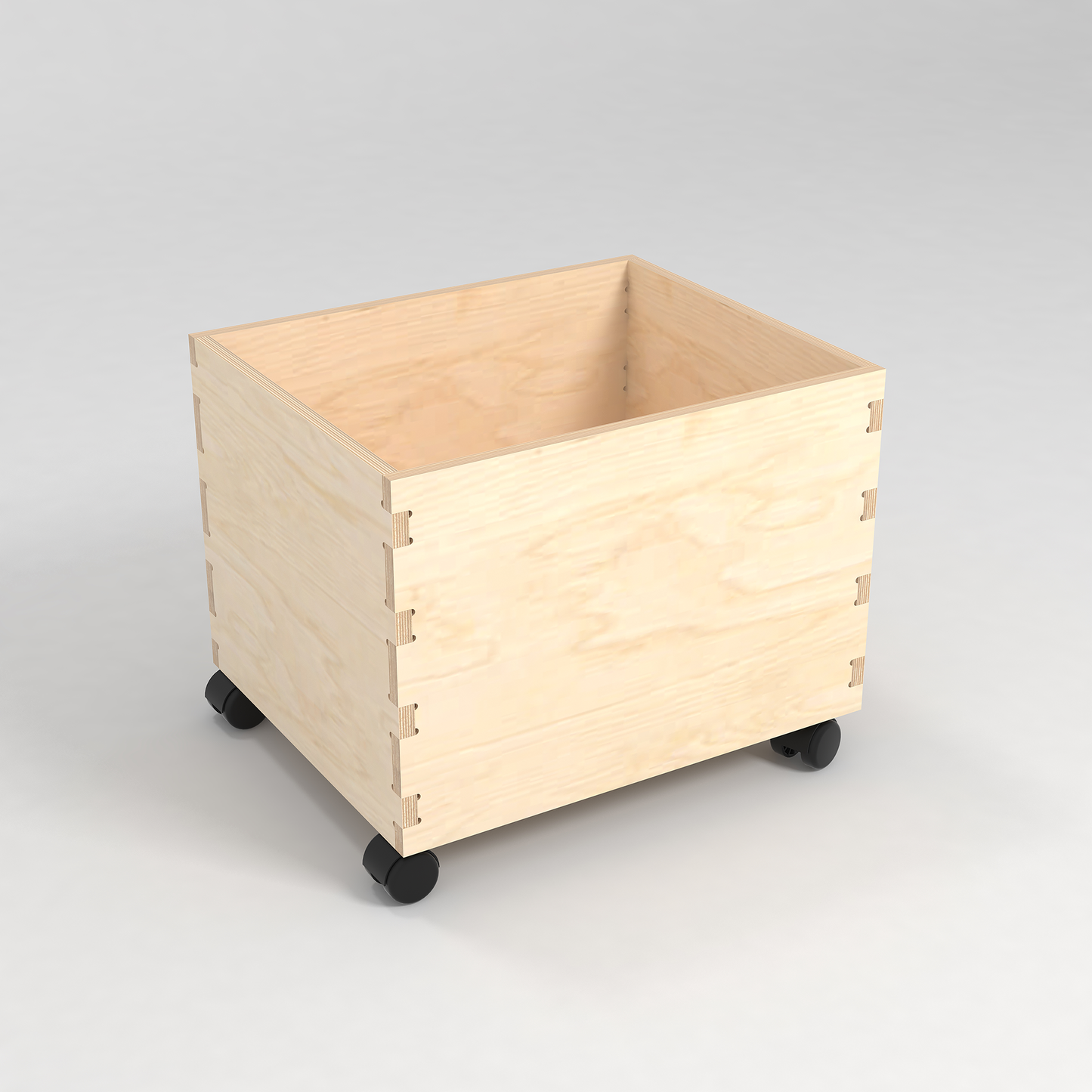 Personalised Toy Storage Box (natural)