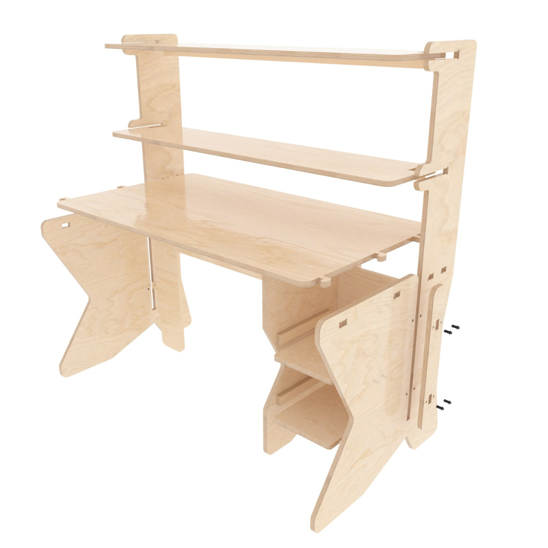 Kids Desk With Hutch and Chair (large)