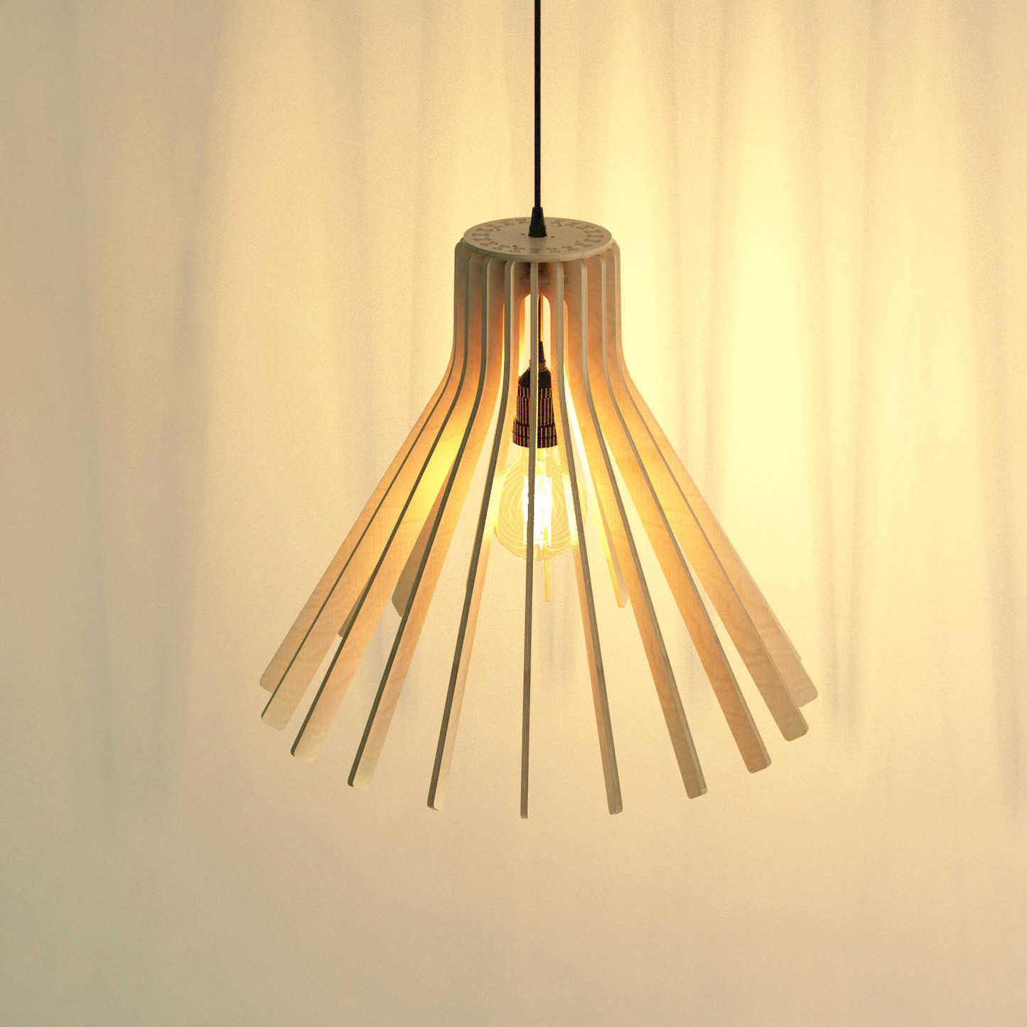 Funnel Pendant Light (6mm Birch Ply)