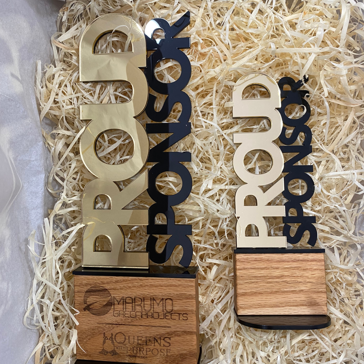 Personalised Sponsor Appreciation Trophy