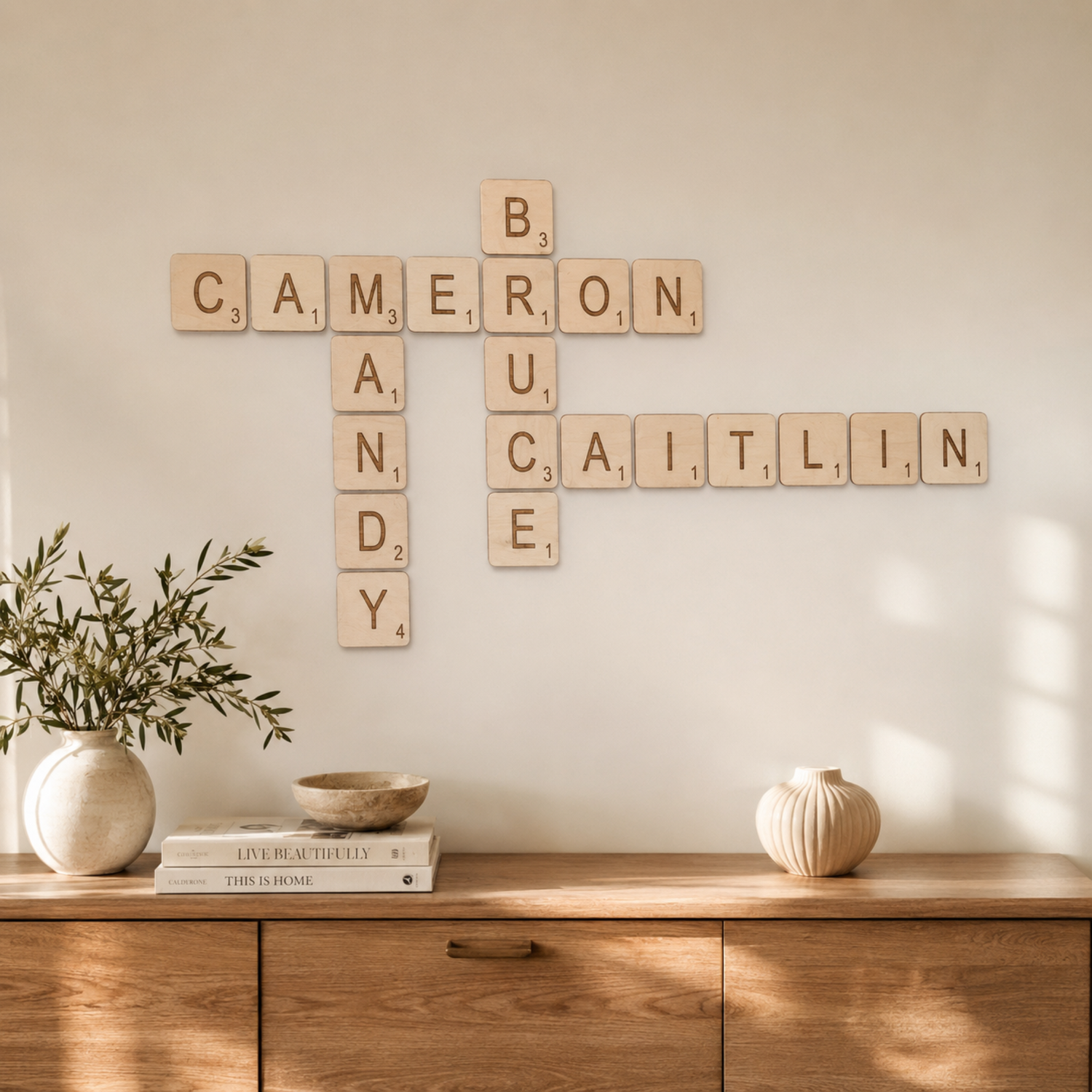 Scrabble Style Wall Art
