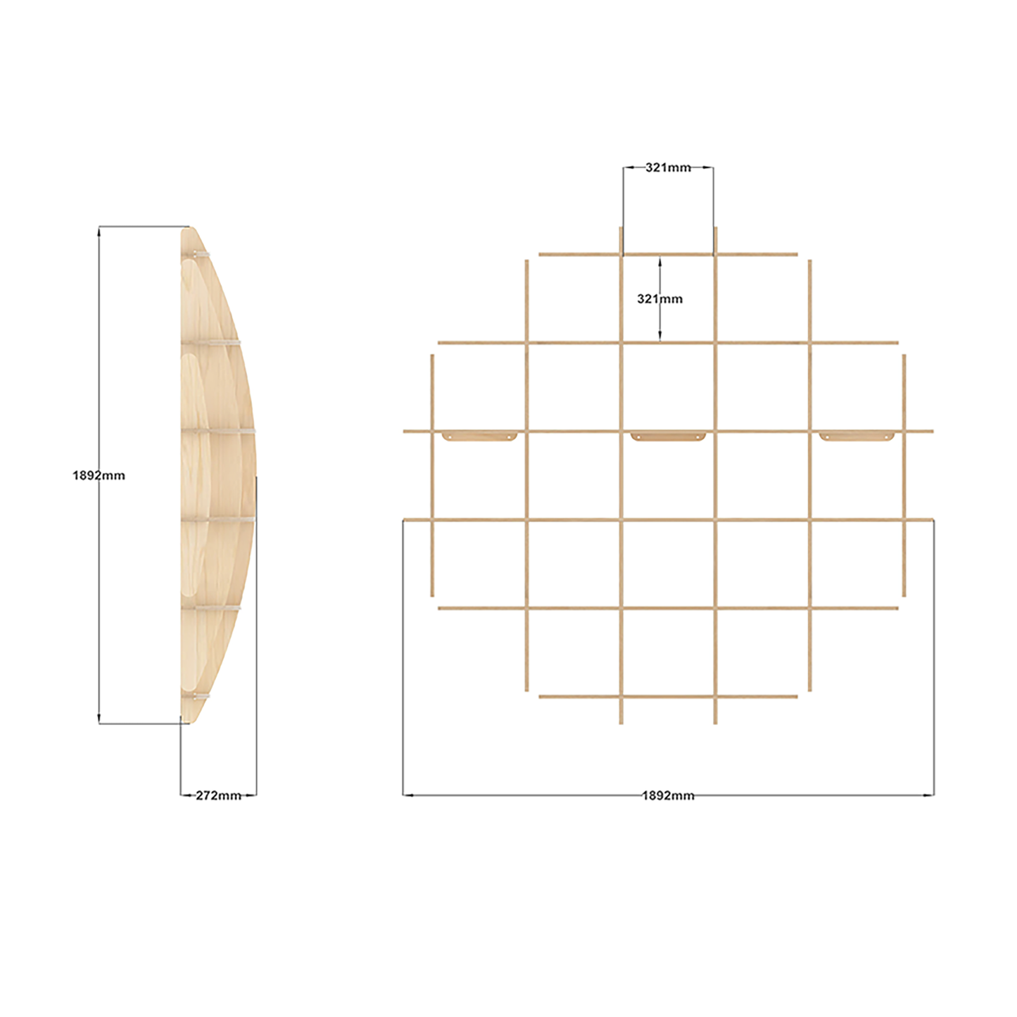 Dome Bookshelf (medium)