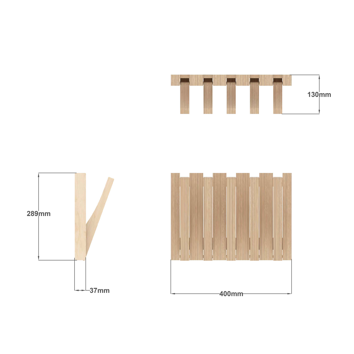 The Five Peg Coat Hook