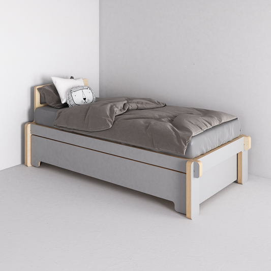 Kids Single Bed Base (with pullout bed)