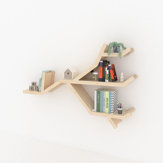 Small Tree Branch Bookshelf (natural)