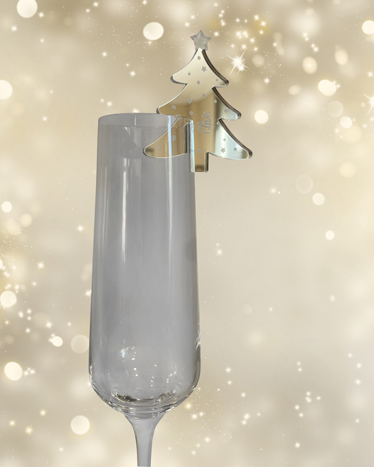 Personalised Christmas Drink Tags (set of 6)