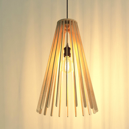 Cone Pendant Light (6mm Birch Ply)