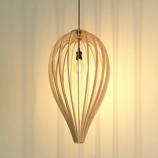 Droplet Pendant Light (6mm Birch Ply)