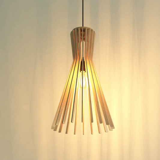 Hourglass Pendant Light (6mm Birch Ply)