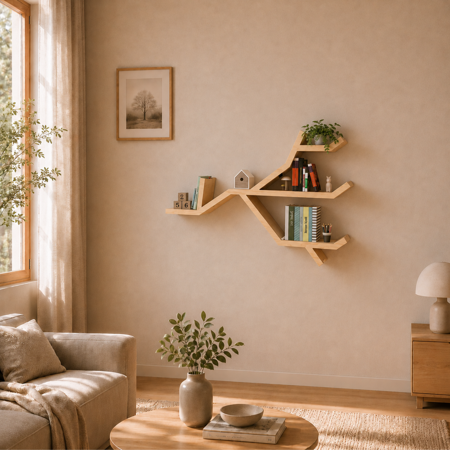 Tree Branch Bookshelf (small)
