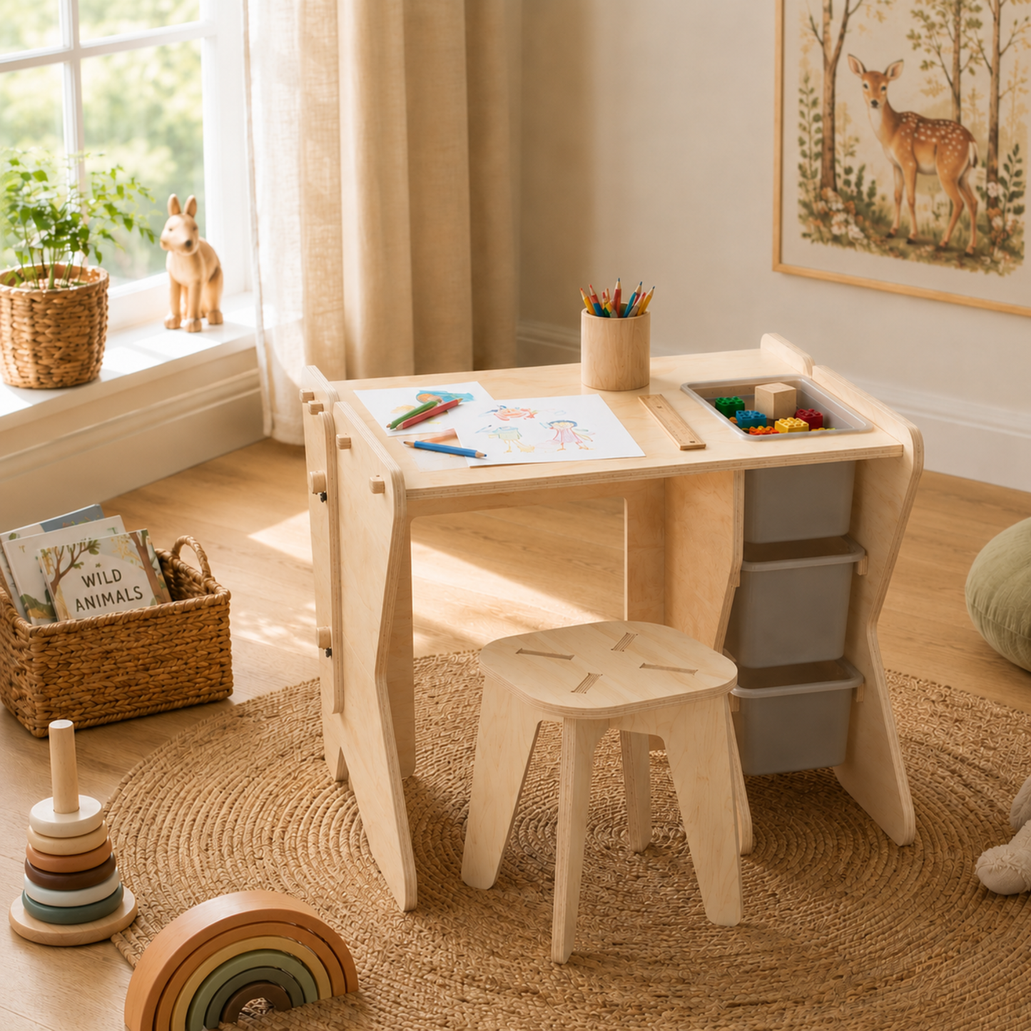 Kids Activity Table and Chair (small)