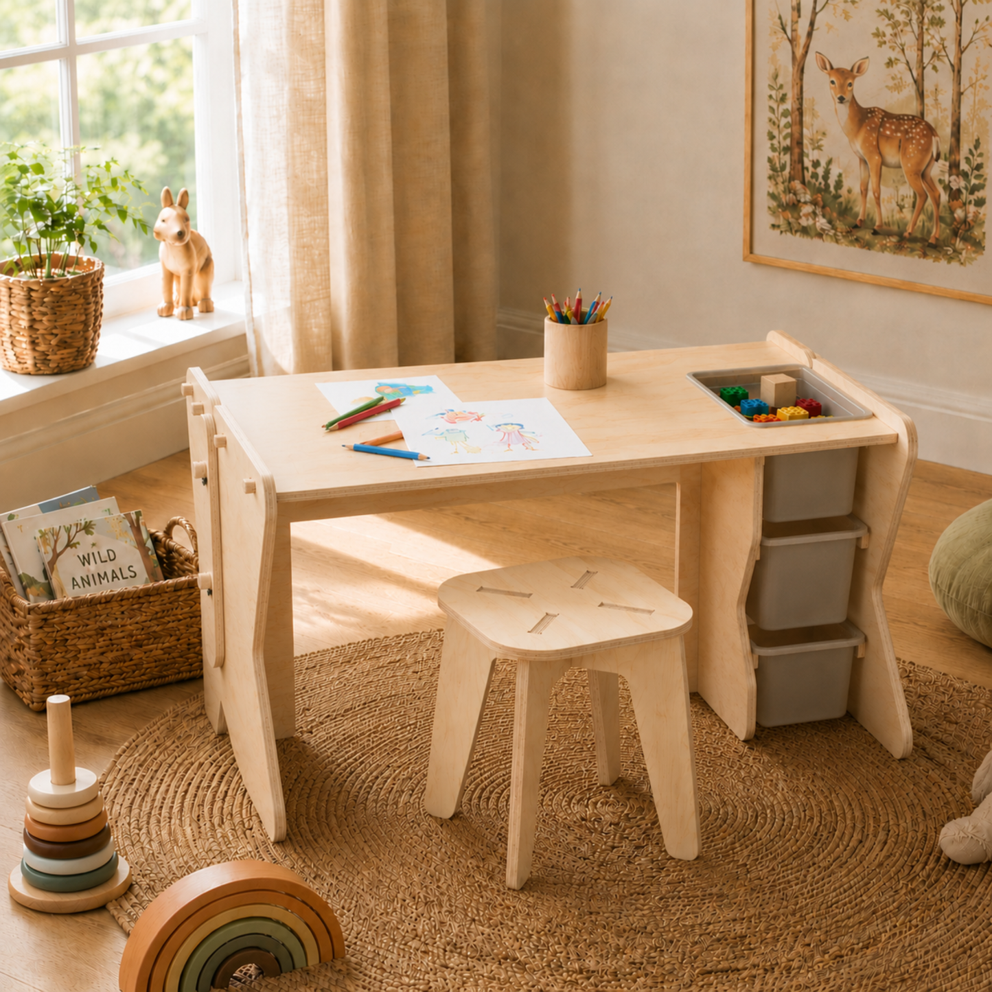 Kids Activity Table and Chair (large)