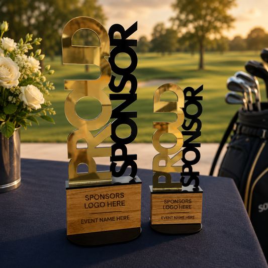 Personalised Sponsor Appreciation Trophy