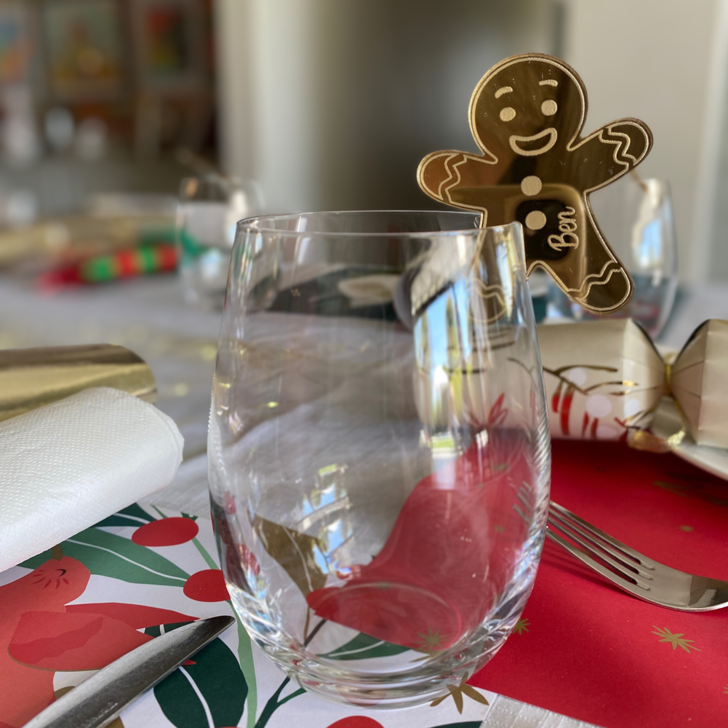 Personalised Christmas Drink Tags (set of 6)