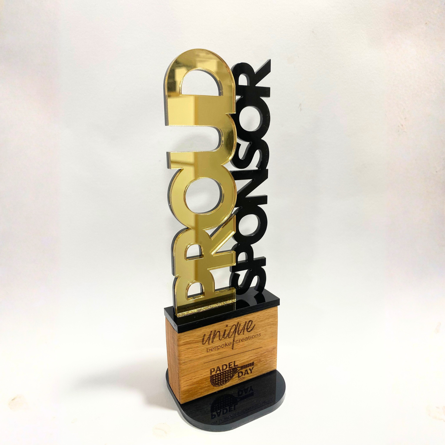Personalised Sponsor Appreciation Trophy