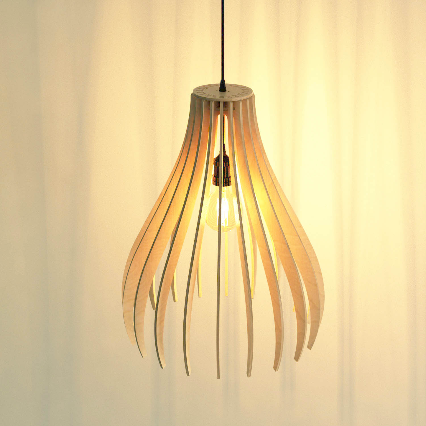 Tulip Pendant Light (6mm Birch Ply)